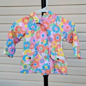 Flapdoodles floral print jacket